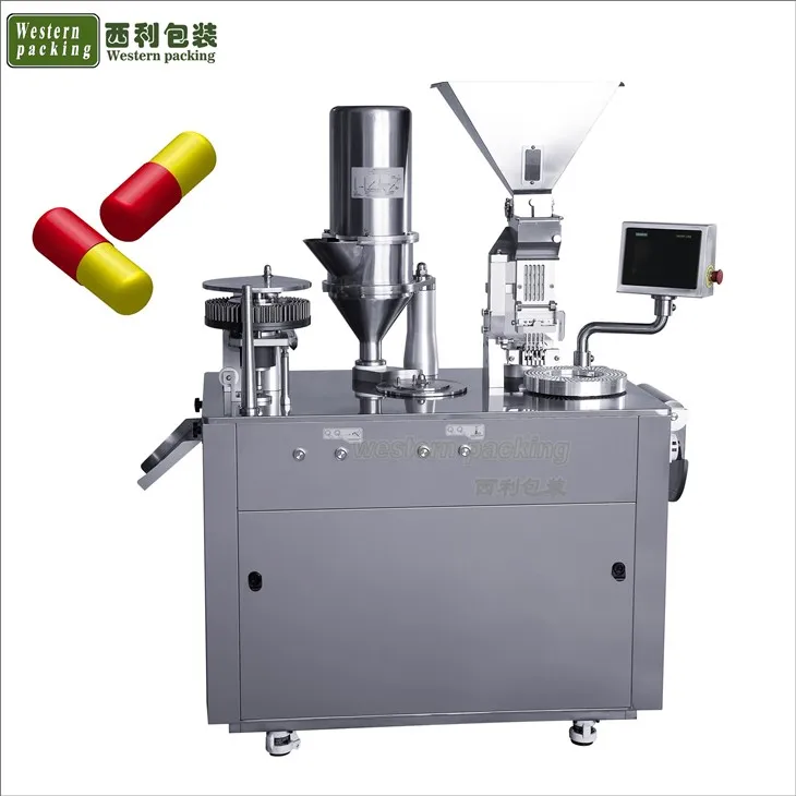 Pulbrkapslite täitmise masin