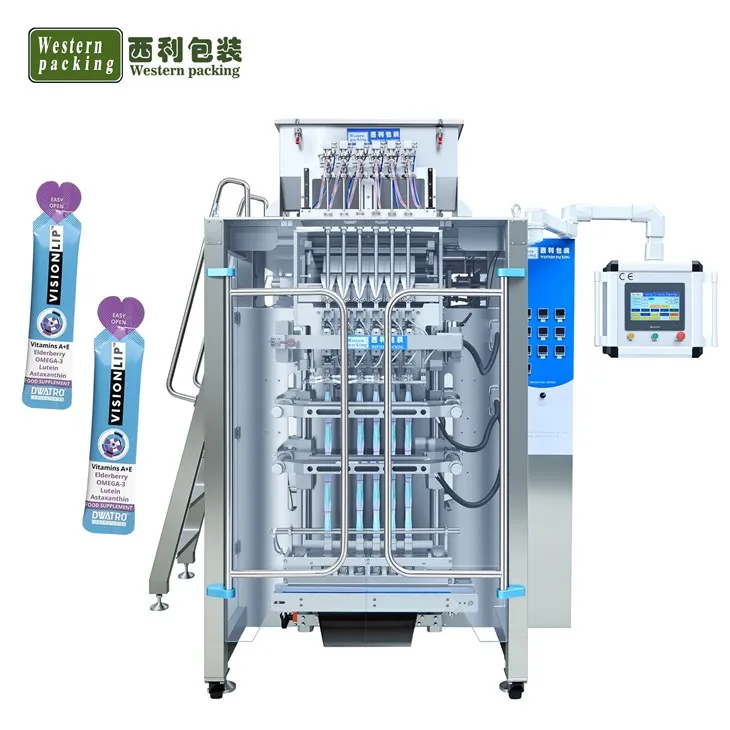 Honey Multi Lane vedela pulga täitmise pakkimismasin